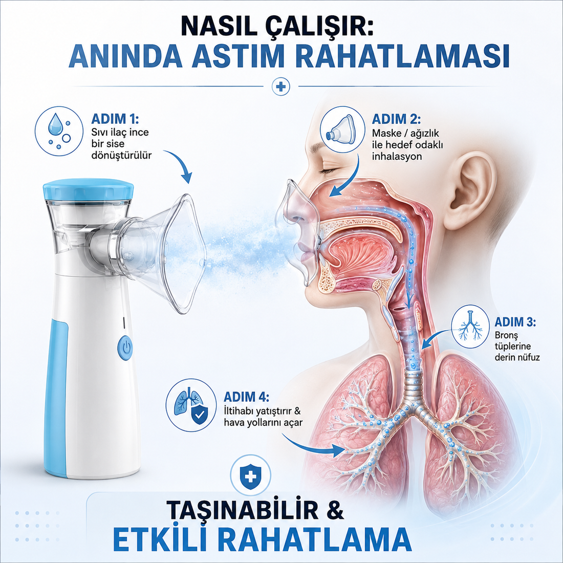 Nexes | Taşınabilir Mini Nebülizatör